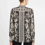 Riley Top in Zebra Fern