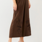 Zora Embroidered Ankle Pants