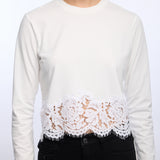 Tabitha Lace Combo Top