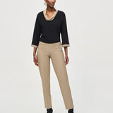 Lux Twill Slim-Fit Pull-On Pants