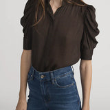 The Houndstooth Gillian Top