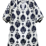 printed mini dress on white background 