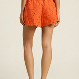 Frances Short Vermillion Eyelet
