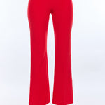 Red pants on a white background
