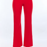 Red pants on a white background