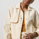 Contrast Trim Jacket