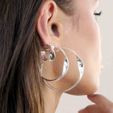 Heirloom Twist Large Hoops