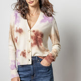 Tie Dyed Cardigan Sweater