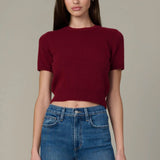 The Steph Shrunken Sweater Tee