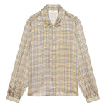 Plaid shirt on a white background