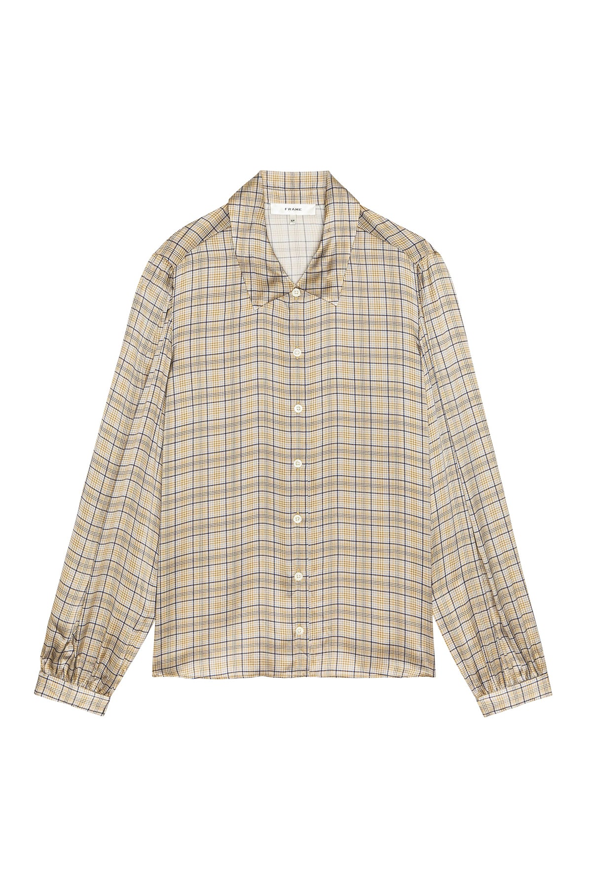 Plaid shirt on a white background