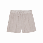 Striped shorts on a white background