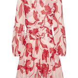 Floral printed dress with a relaxed, flowing shape