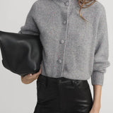 The Cashmere Fleck Cardi