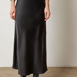 Satin Bias Maxi Skirt