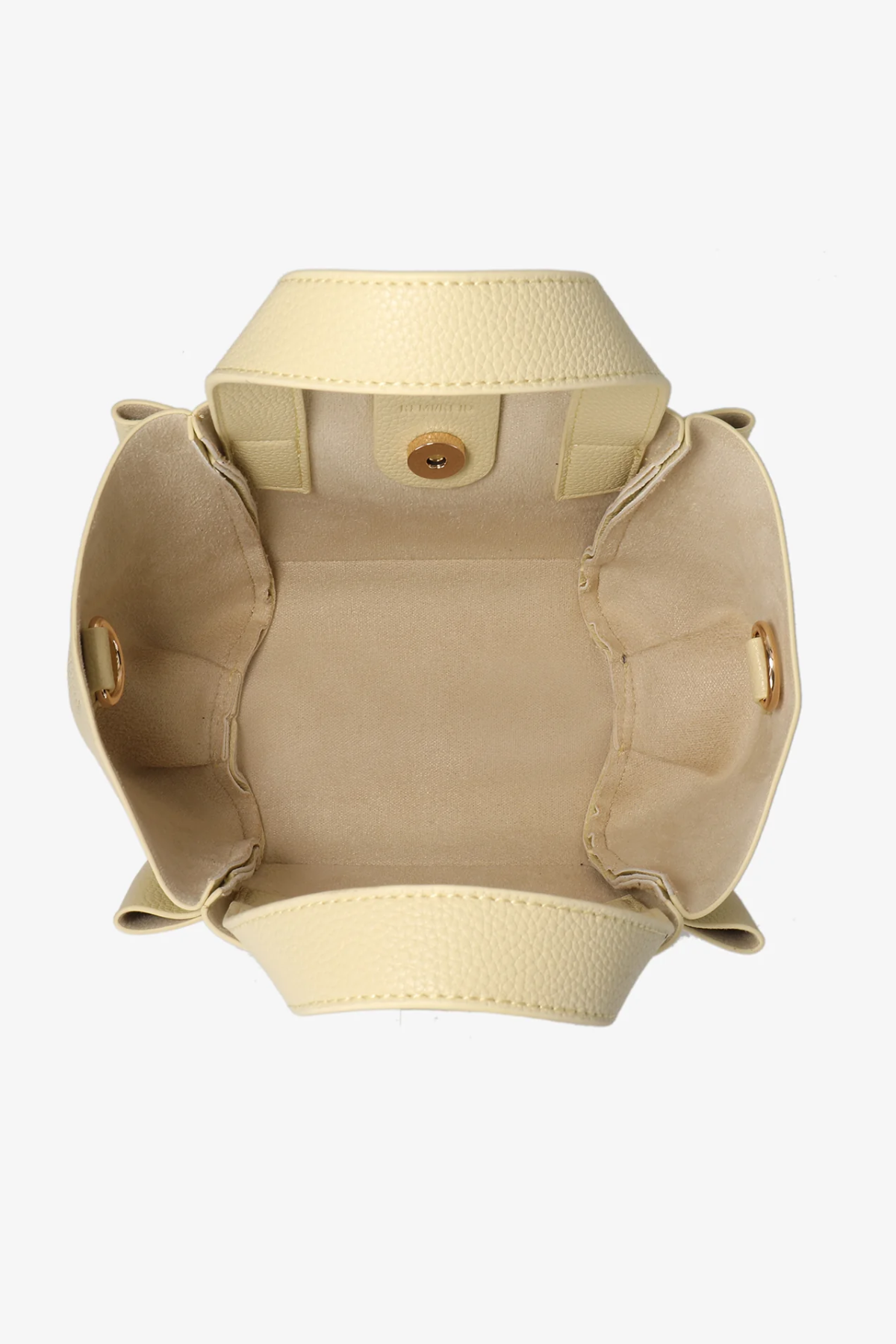 Beige diaper with a white background
