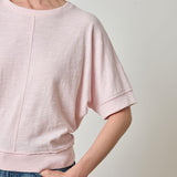 Rib Trim Short Sleeve