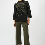 Jacquard Animal Print Sweater