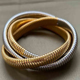 Infinity Multi Layered Bracelet Two-Tone