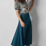 Flared Knit Skirt