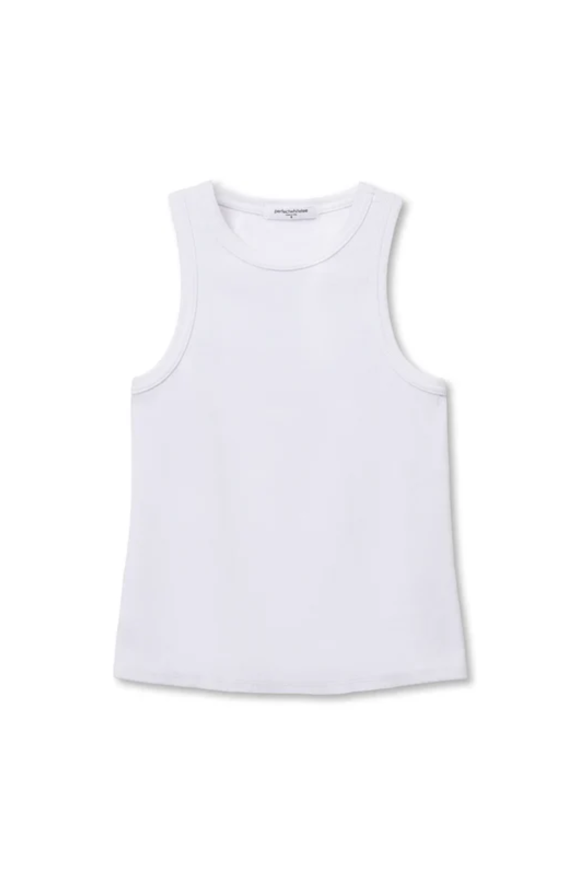white tank on white background 