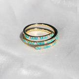 Turquoise Spiral Ring