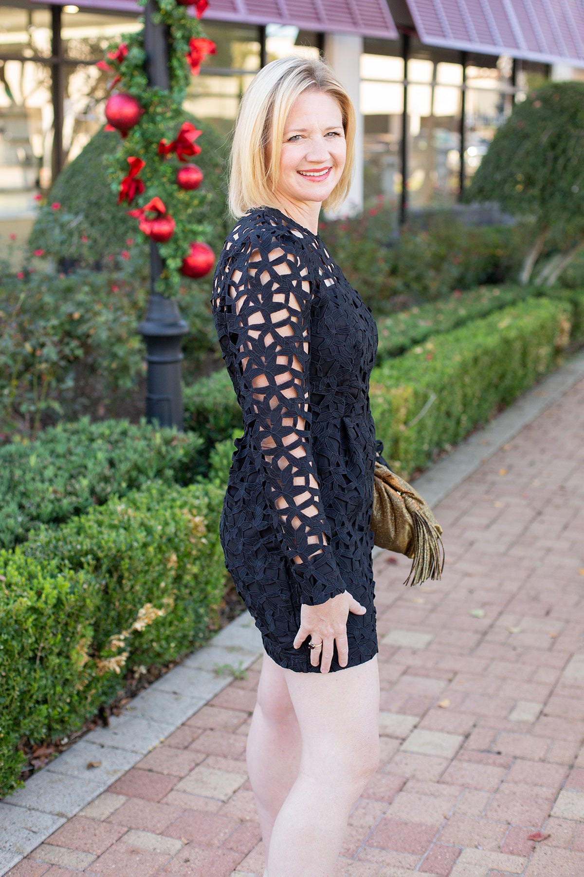 Black Eyelet Dress – French Cuff Boutique