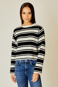 Striped Black and White Sweater