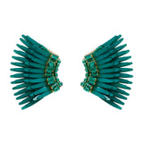 Mini Gem Madeline Earrings - Emerald