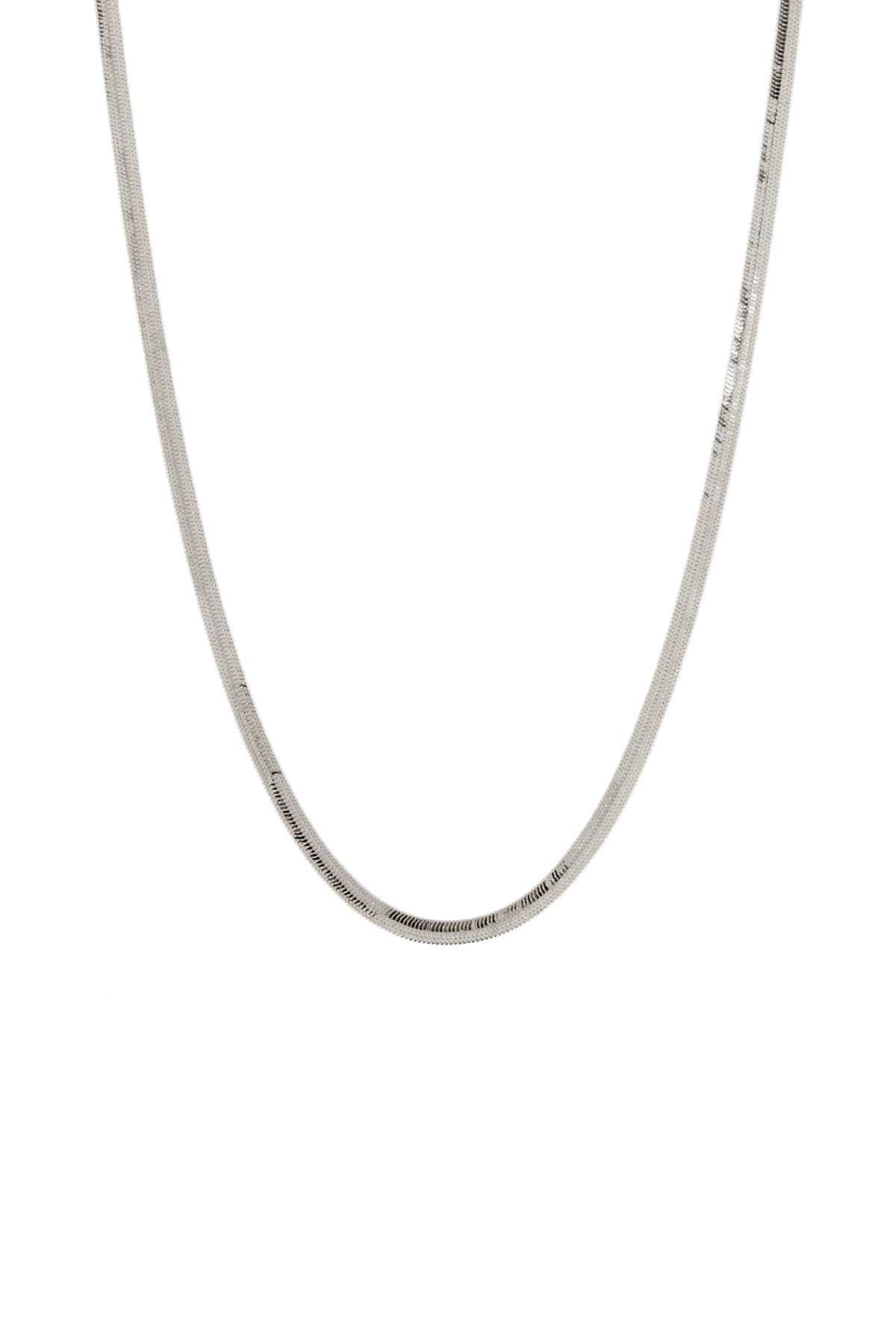 The Classique Herringbone Chain - Silver