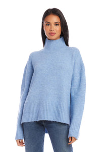Turtleneck Sweater- Cloud