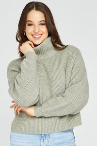 Turner Turtleneck Sweater - Sage