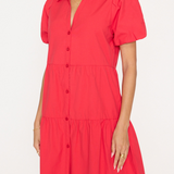 Havana Mini Dress - Carmine Red