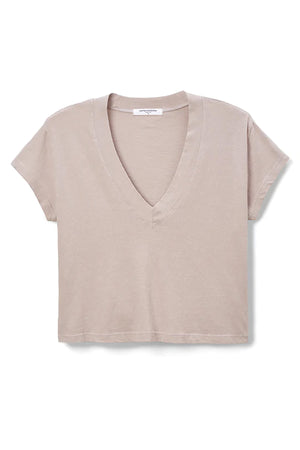 Alanis Recycled V-Neck Tee - Brushed Lilac