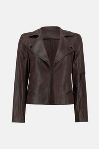 Mocha Leather Jacket