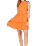 Oranged Tiered Dress