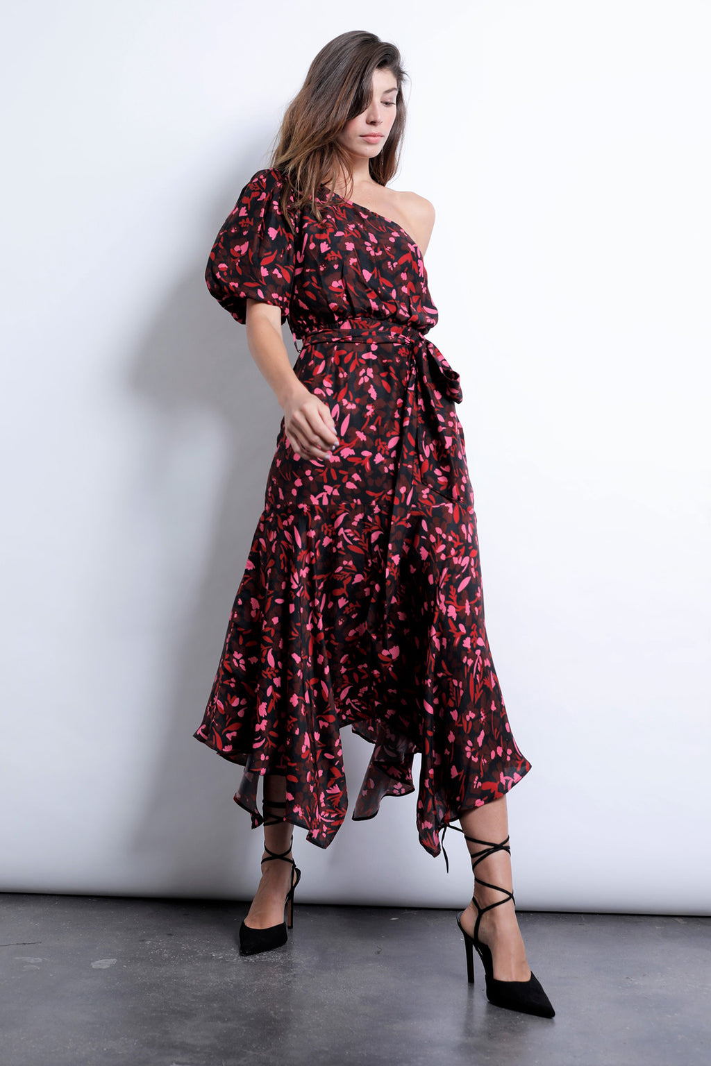 Sabrina Print Dress-Multi Floral